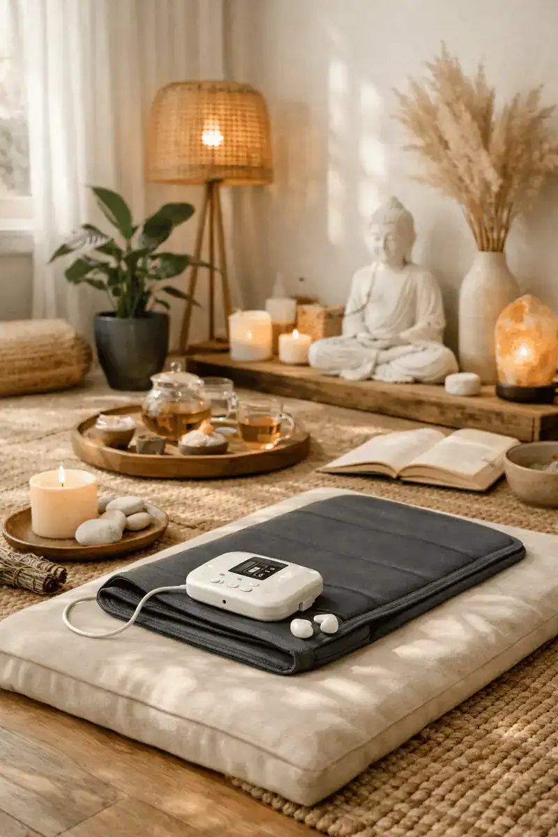 calm wellness setting representing balanced, non-medical language