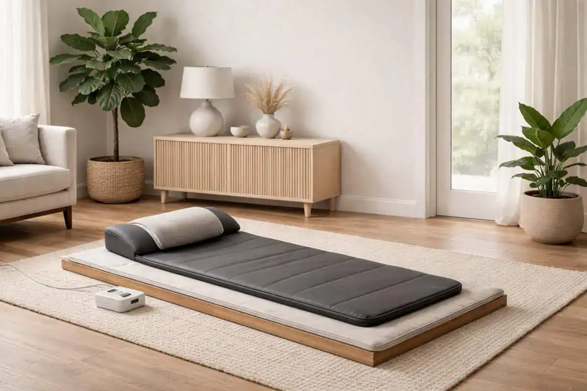 minimalist home setup illustrating neutral product evaluation context