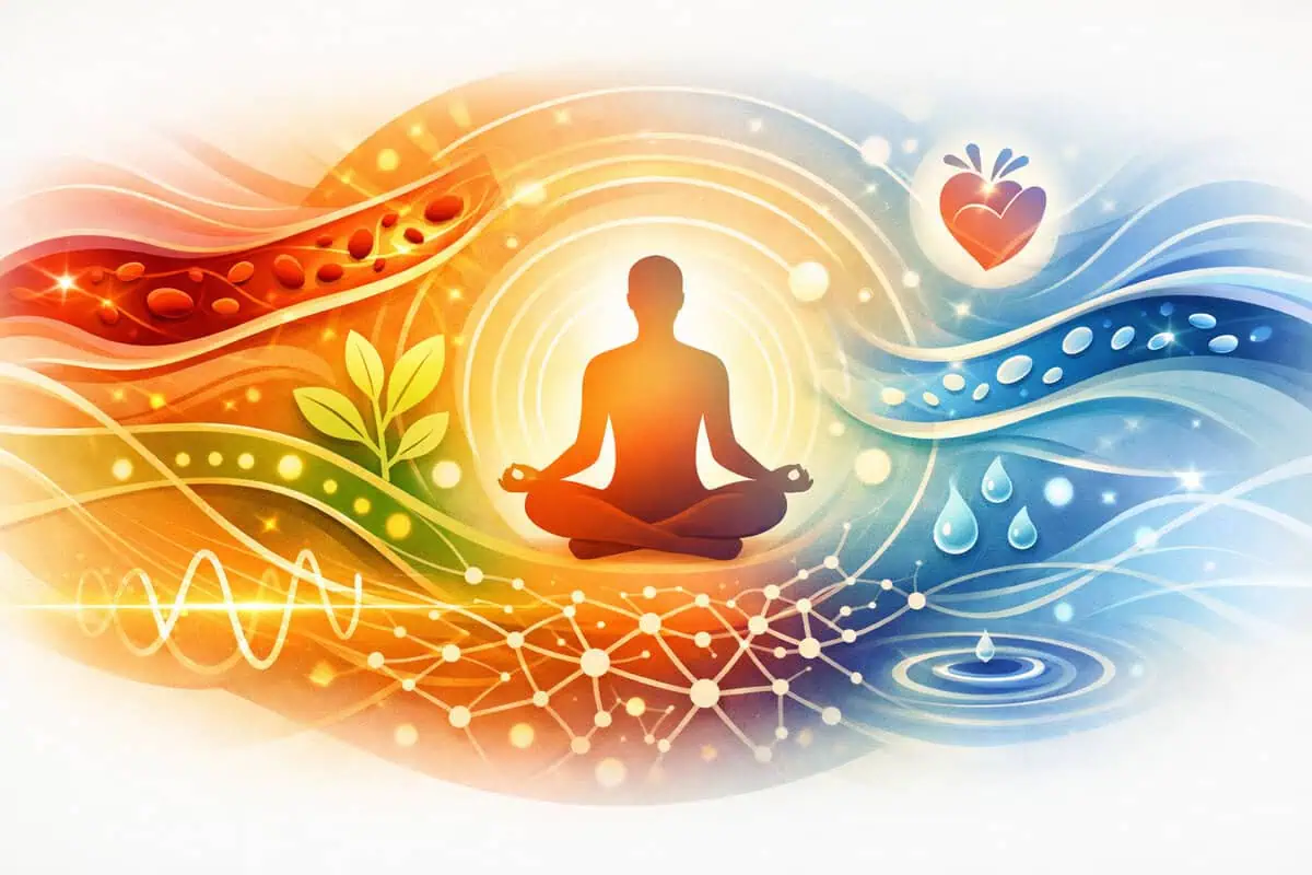 Visualization of improved microcirculation pathways supporting oxygen and nutrient delivery in tissues